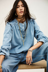 Denim Top Lio Blue