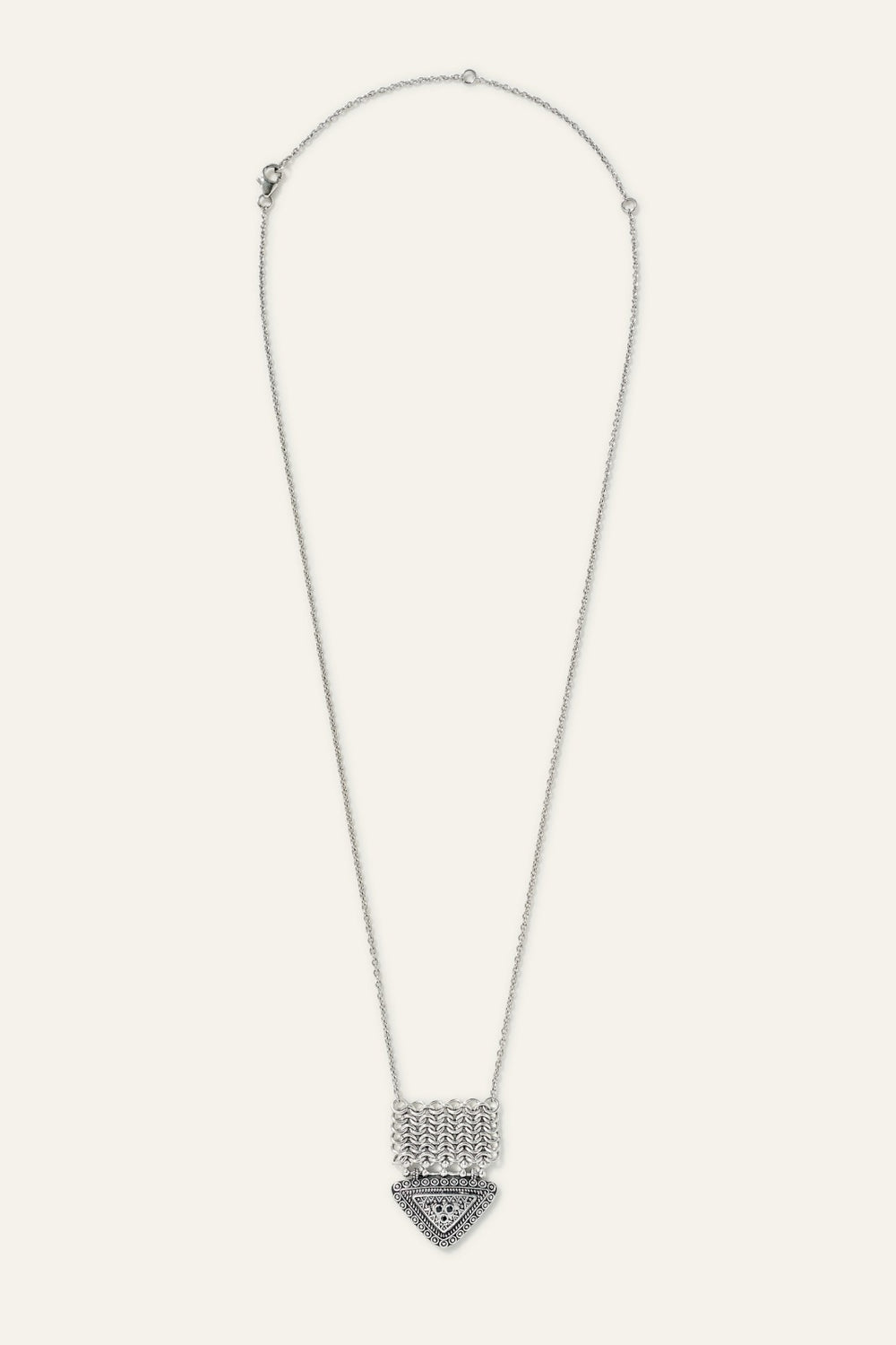 Boho-Style Necklace Jodpur Argent