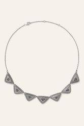 Boho-Style Necklace Eluru Argent