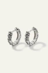 Hoop Earrings Oweva Argent