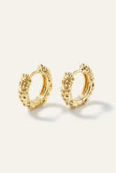 Hoop Earrings Oweva Gold