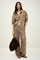 Printed Trousers Bloy Ecru