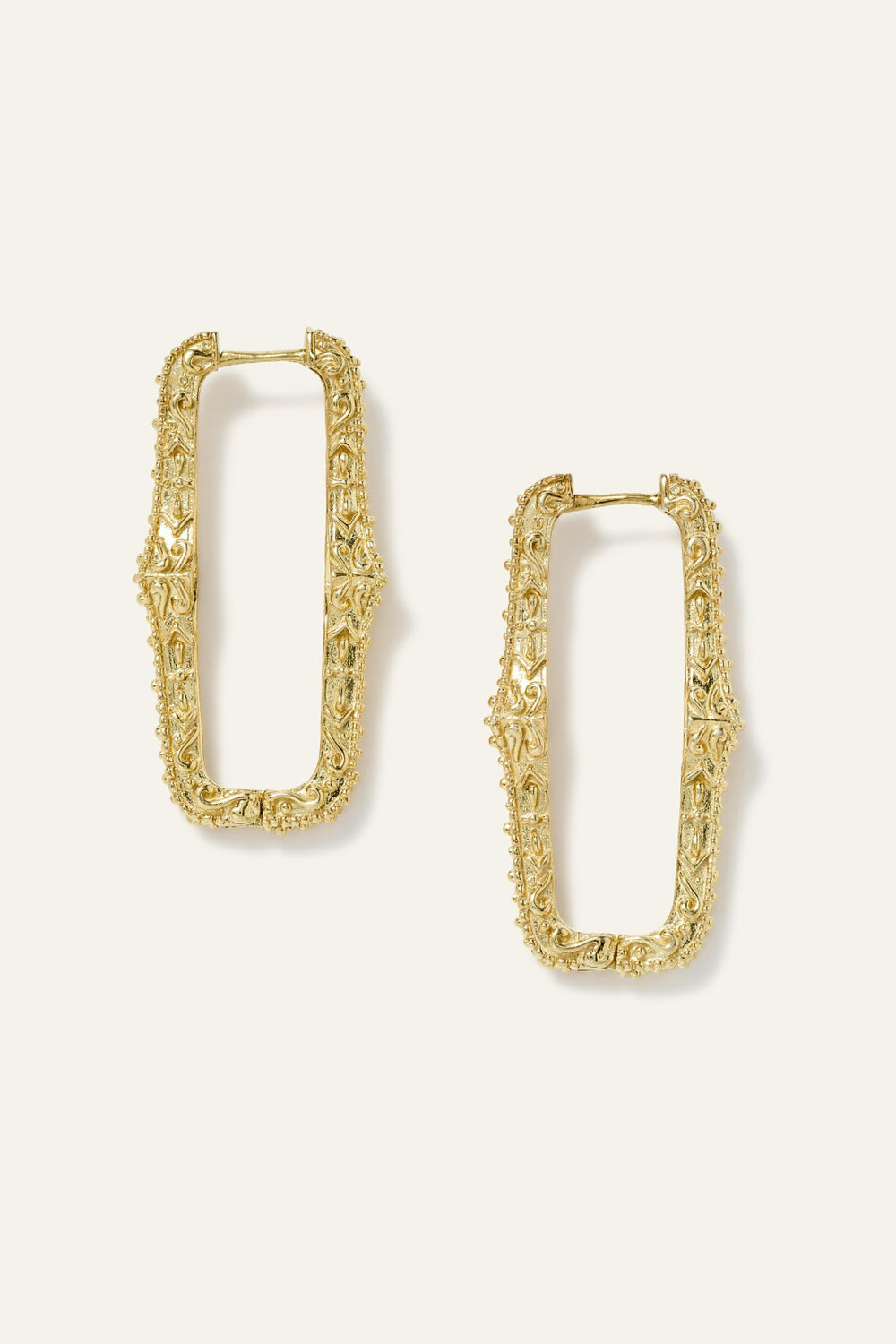 Chainlink Earrings Doha Gold