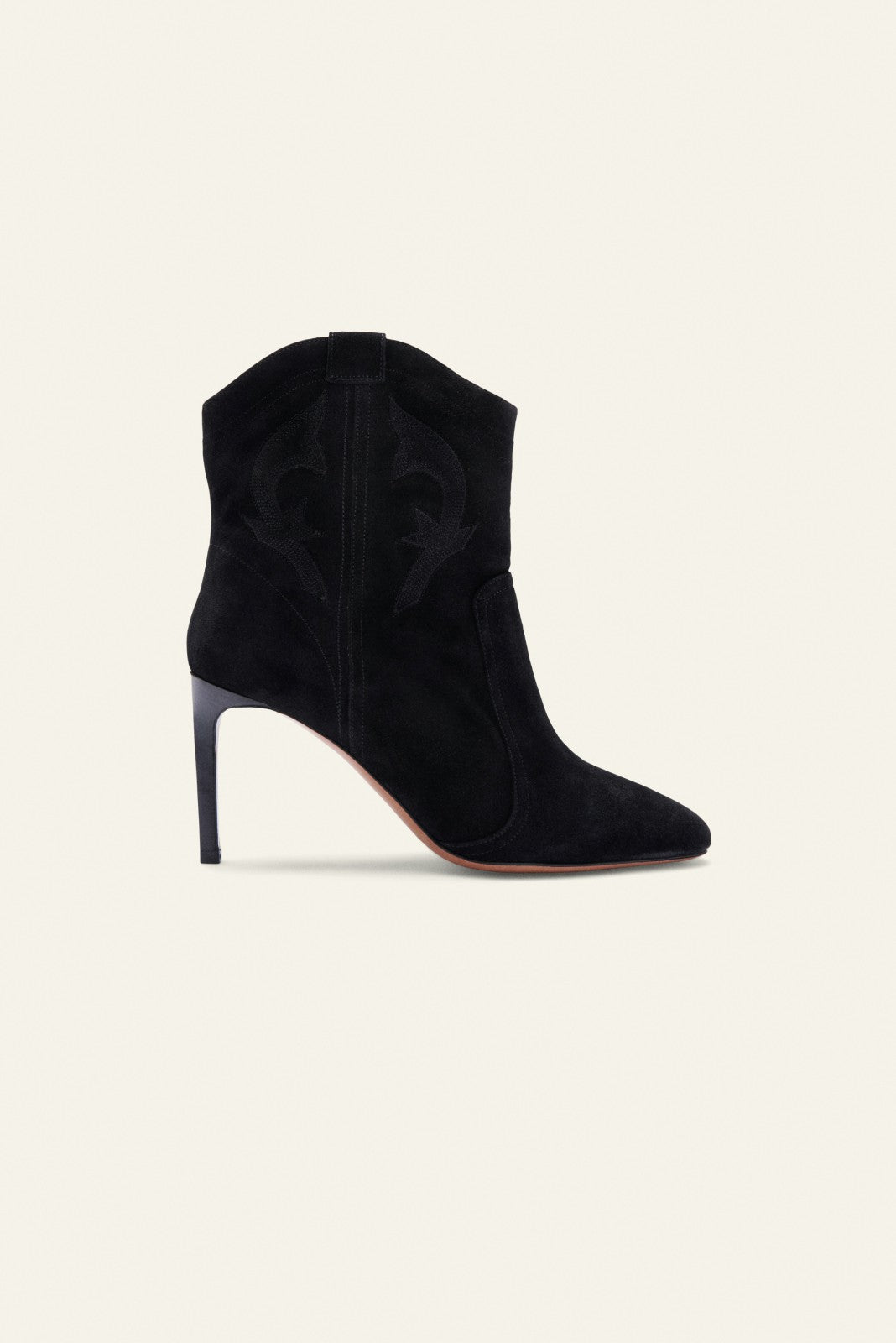 Suede Ankle Boots Boots Noir