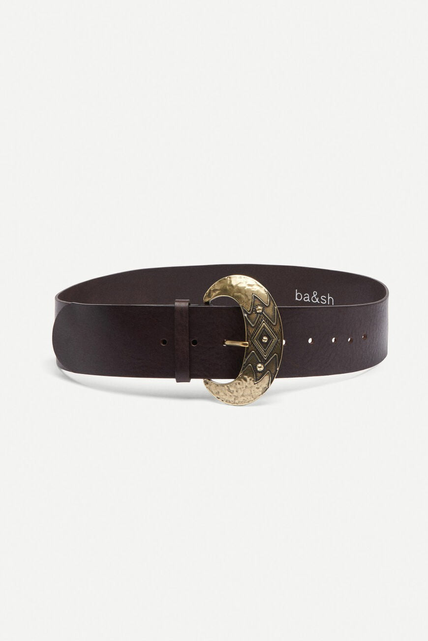 Leather Belt Benita Marron