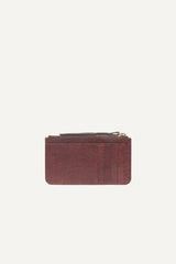 Leather Card Holder Teddy Rouge