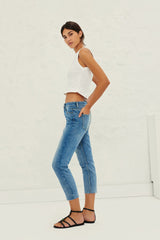 Cropped Jeans Evan Blue