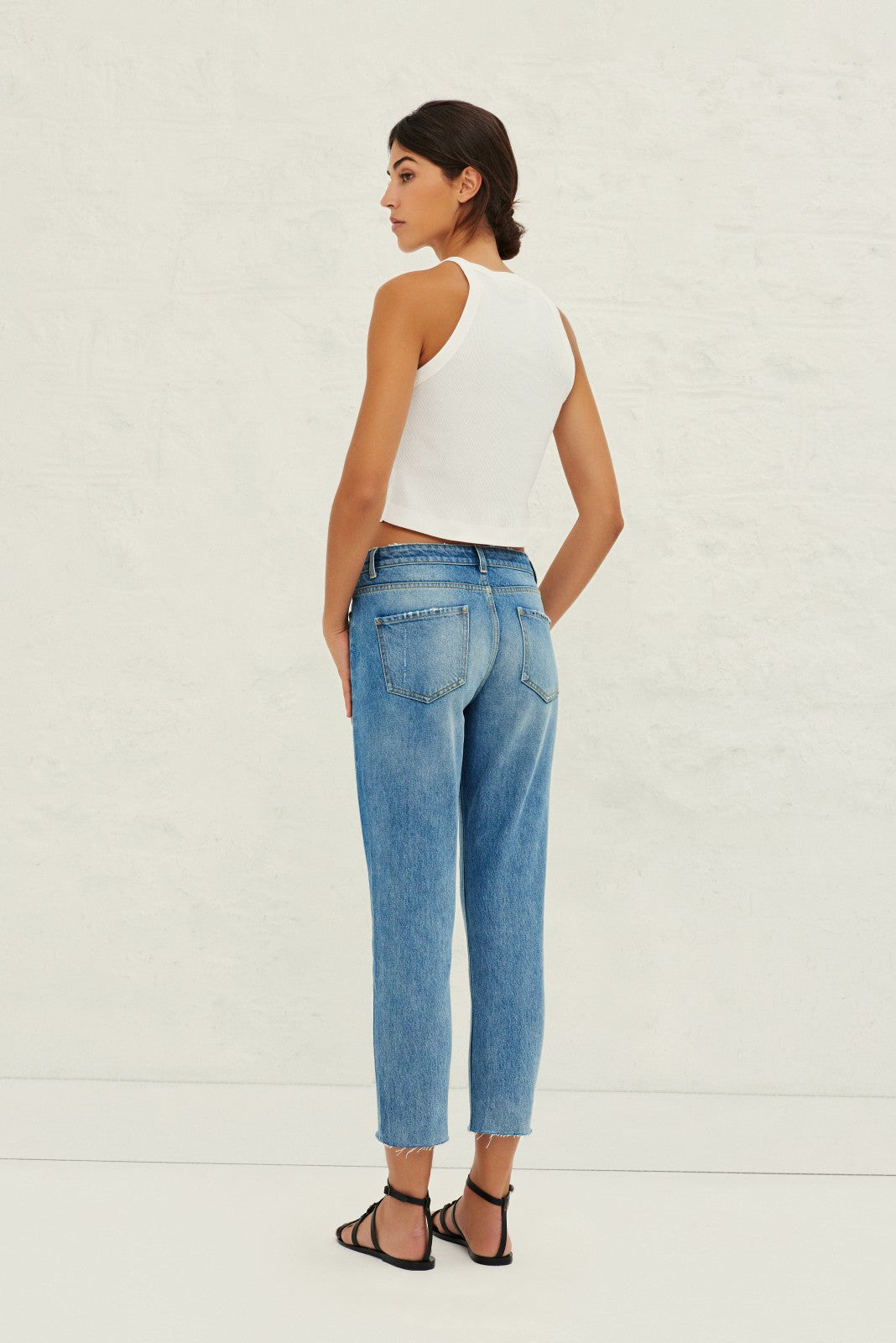 Cropped Jeans Evan Blue