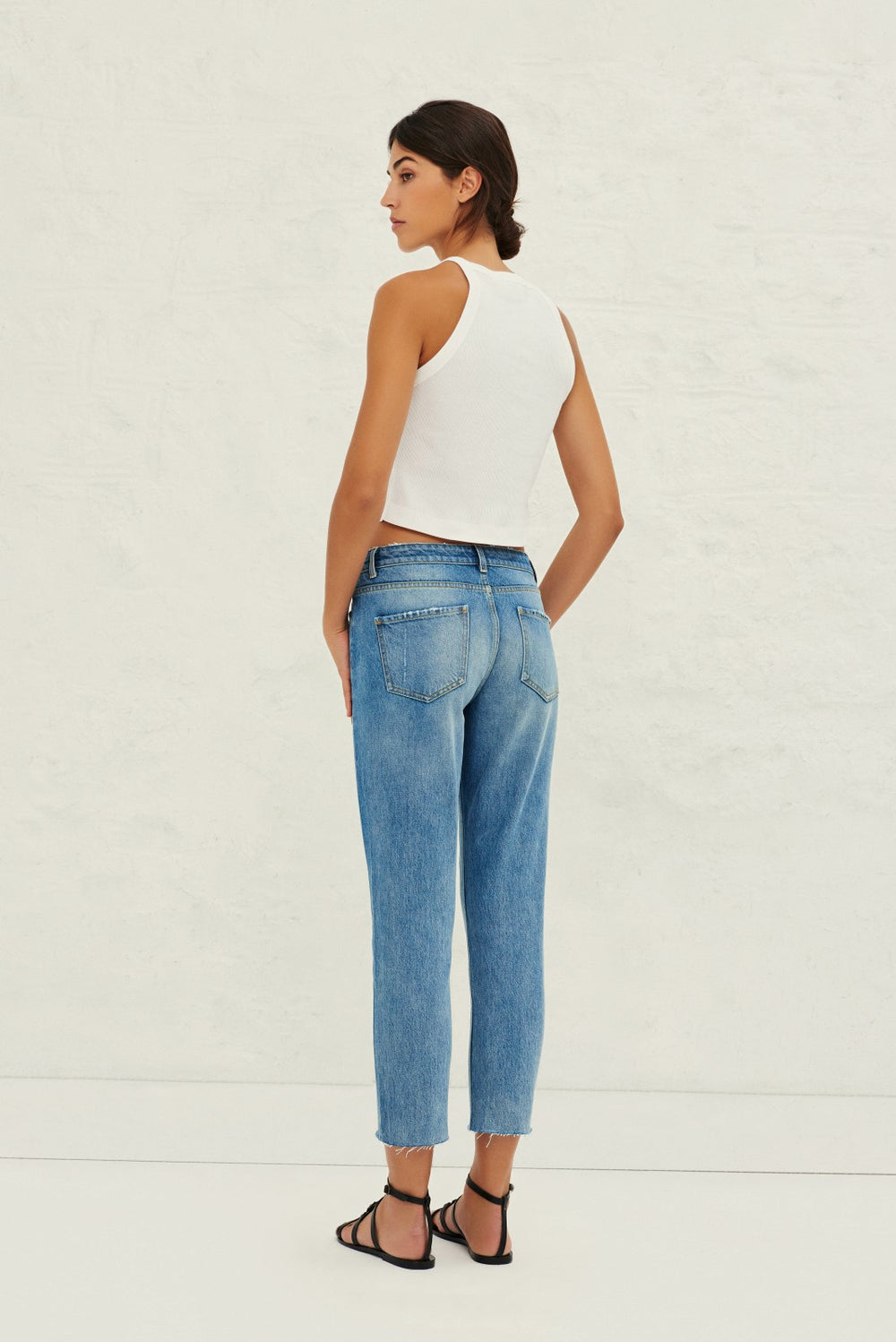 Cropped Jeans Evan Blue