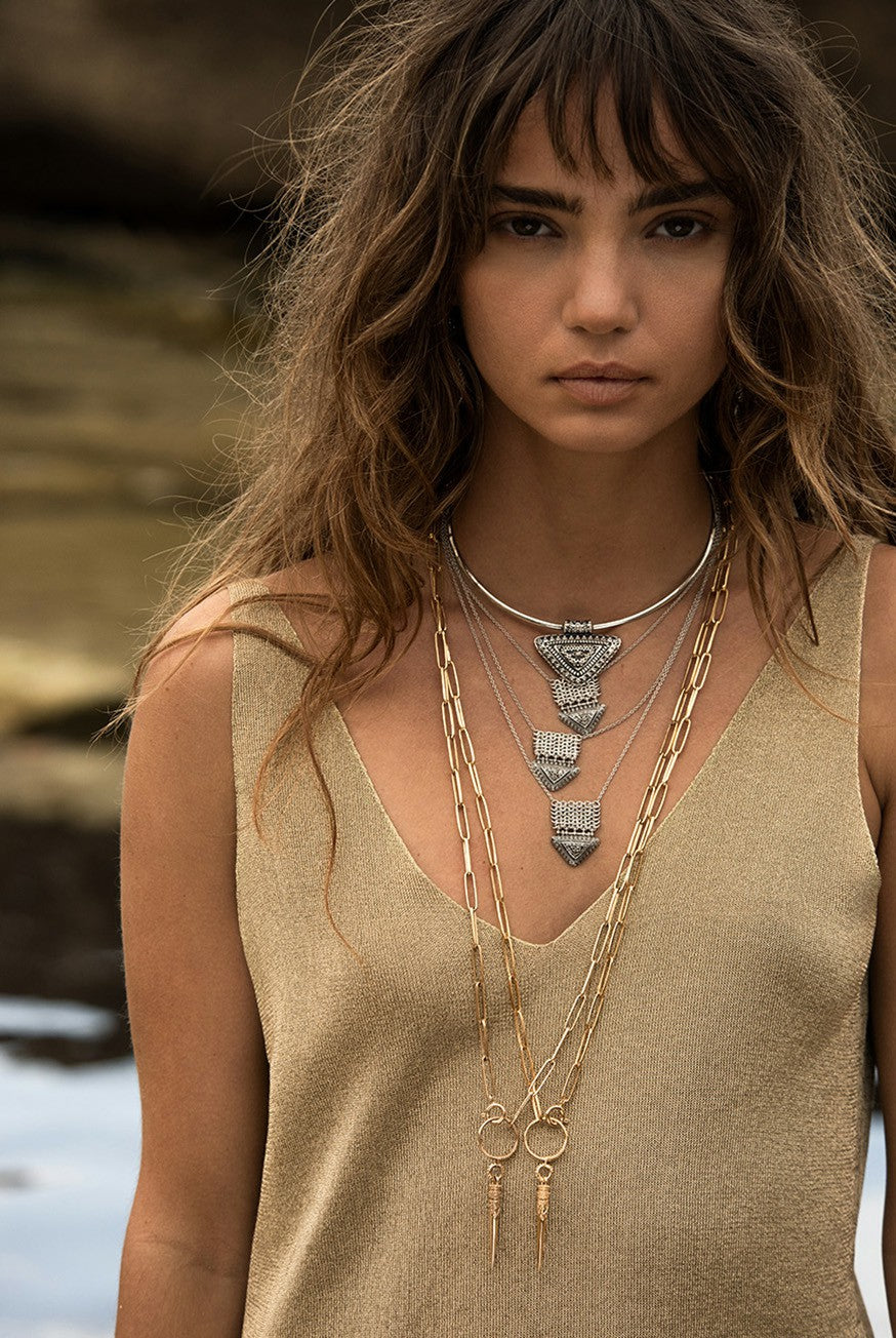 Chain Necklace Naomie Jaune