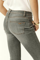 Slim-Fit Jeans Aimie Gris