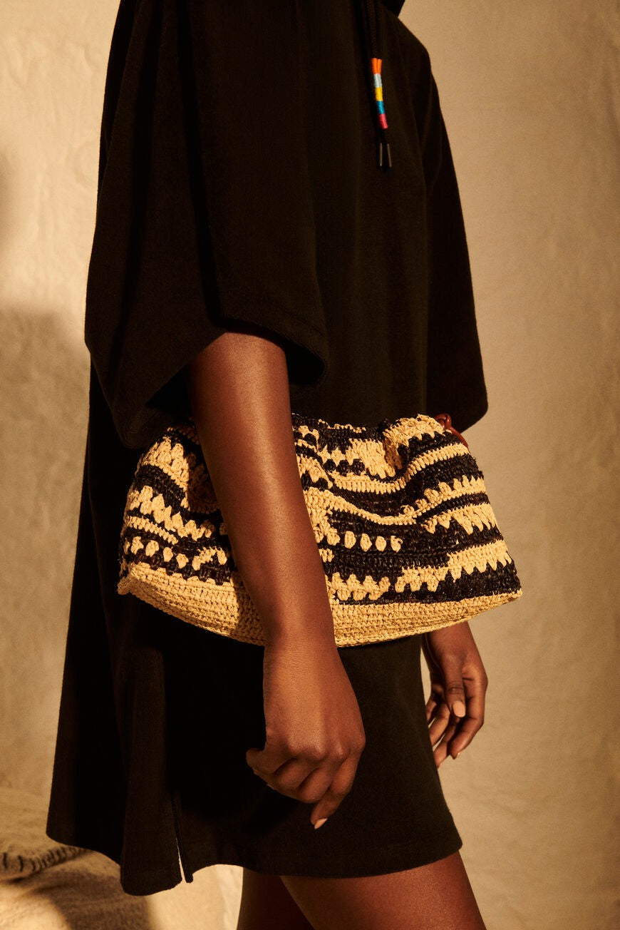 Sac Raphia Noir