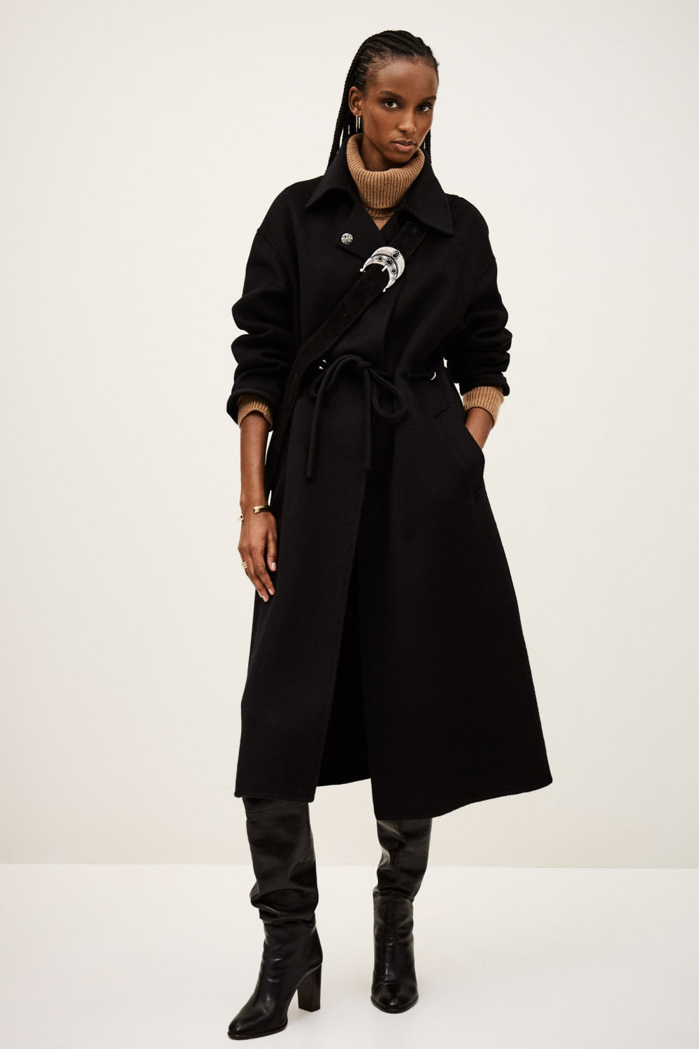 Trenchcoat Kate Noir