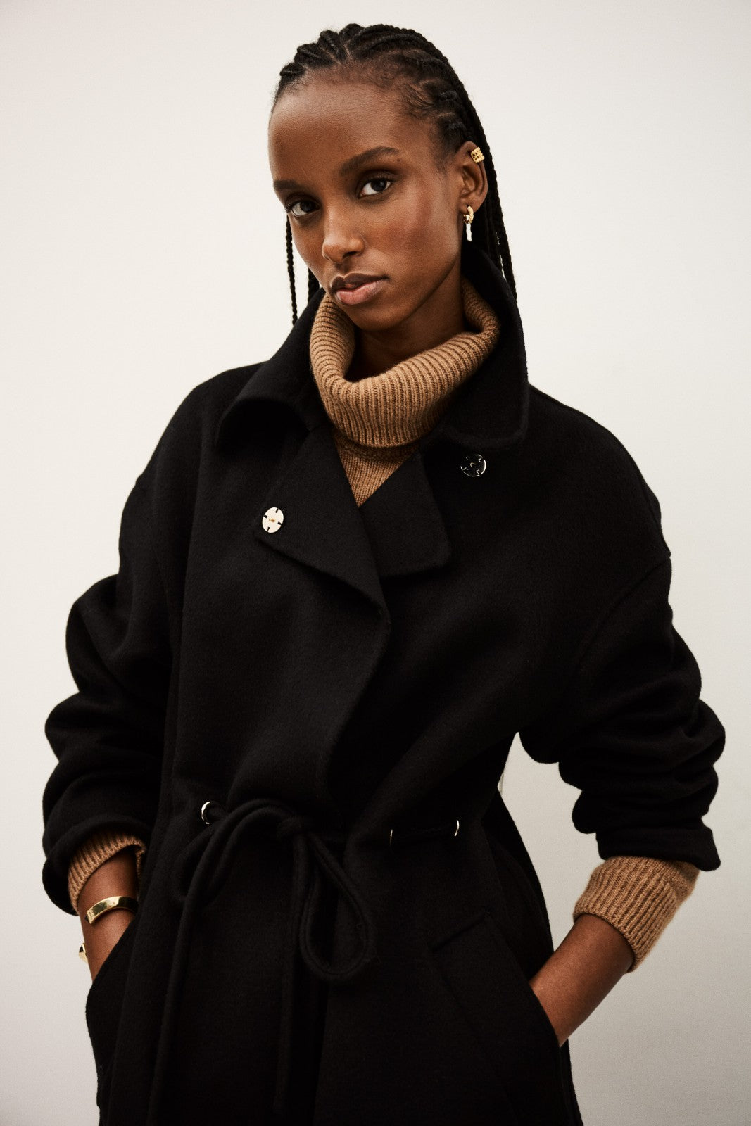 Trenchcoat Kate Noir