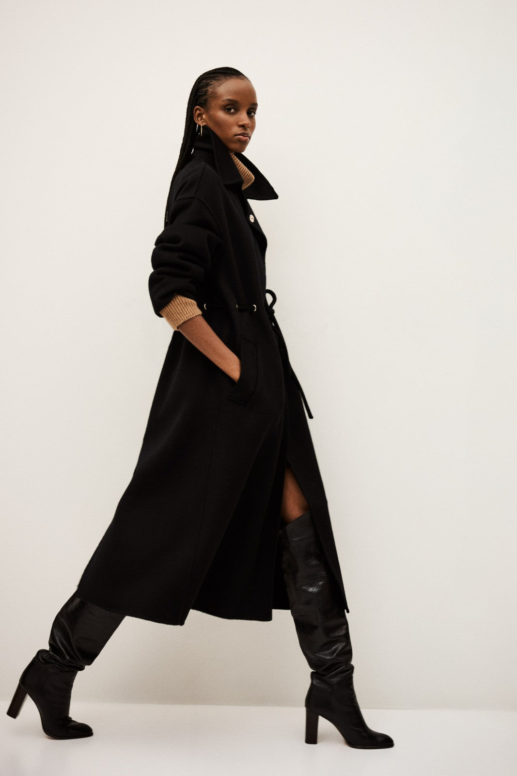 Trenchcoat Kate Noir