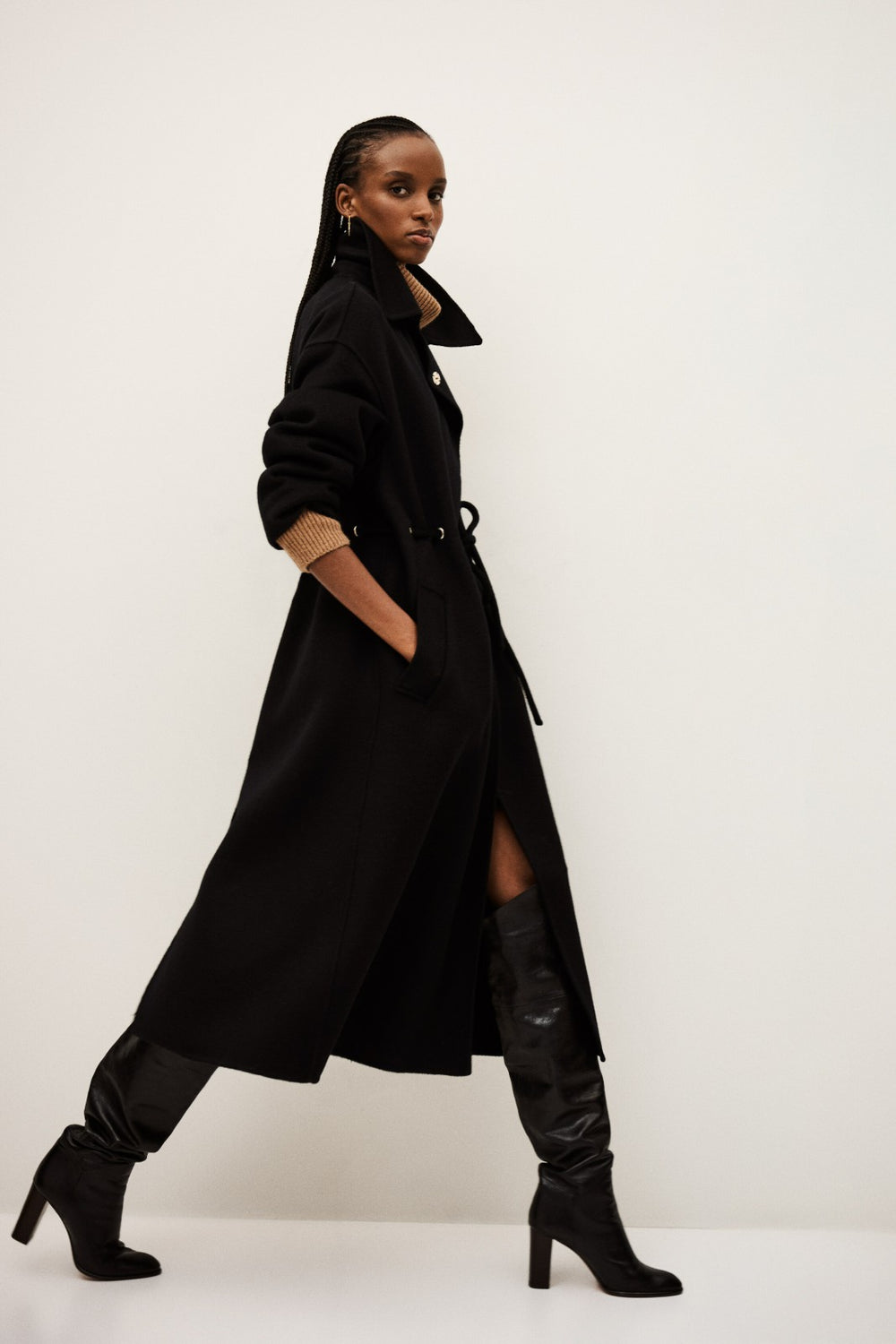 Trenchcoat Kate Noir