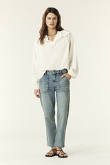Straight-Leg Jeans Elly Blue