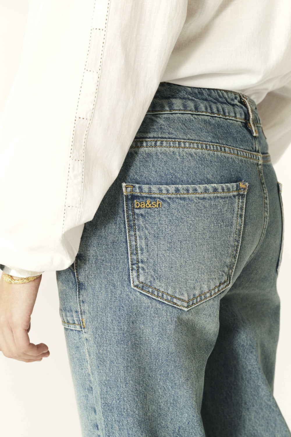 Straight-Leg Jeans Elly Blue