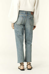 Straight-Leg Jeans Elly Blue