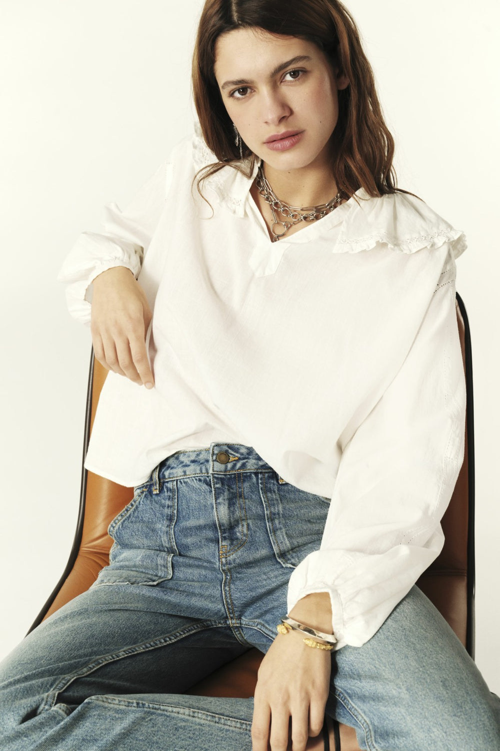 Straight-Leg Jeans Elly Blue