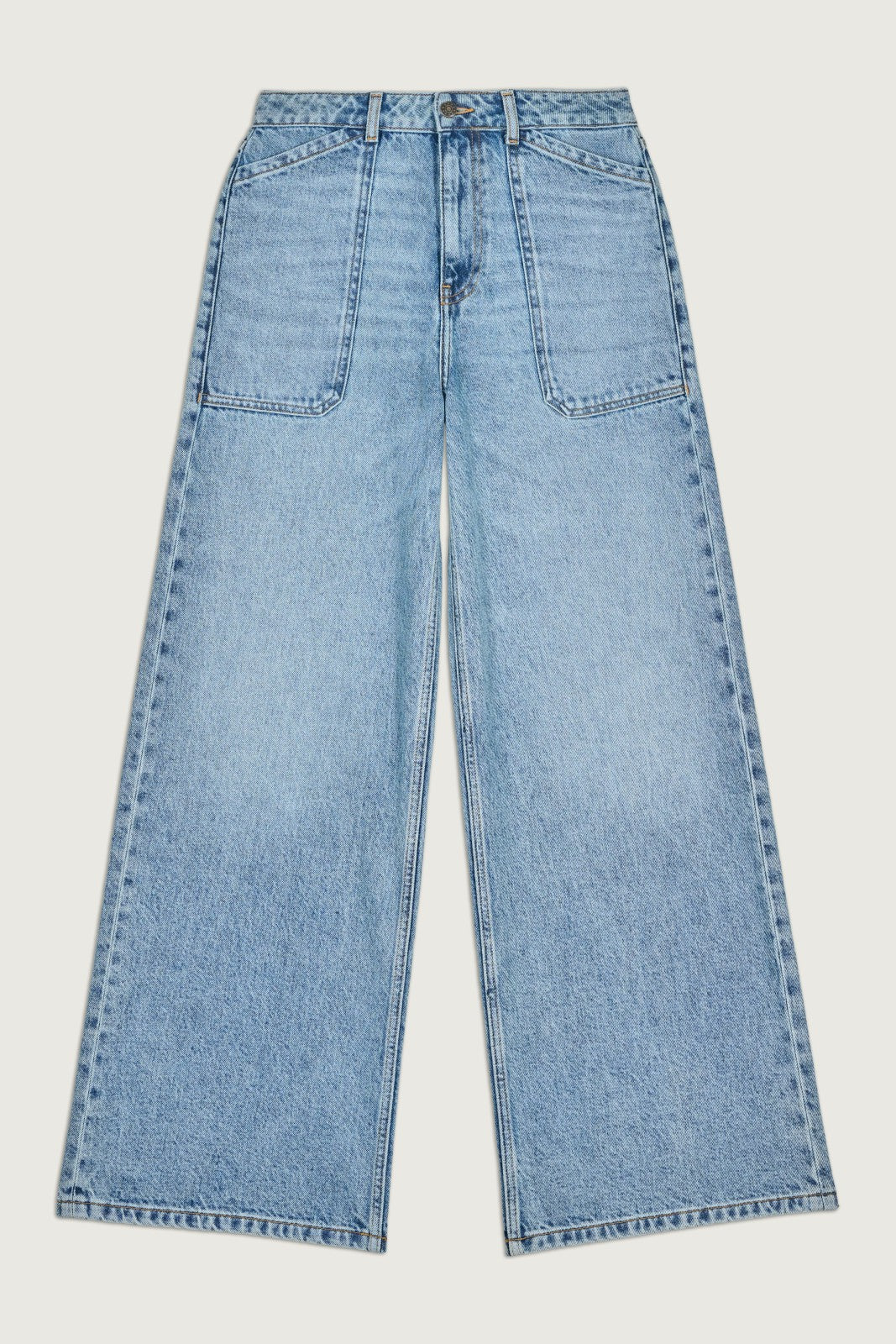 Blue Wide-Leg Jeans Mellou Blue