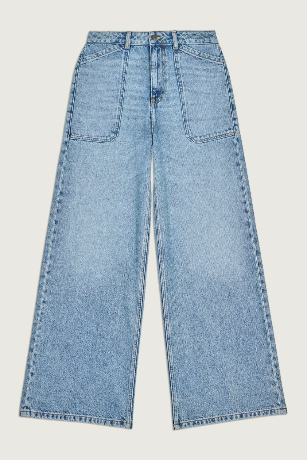 Blue Wide-Leg Jeans Mellou Blue