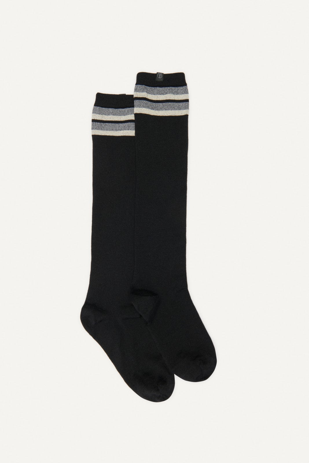 Long Socks Silane Noir