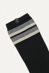 Long Socks Silane Noir