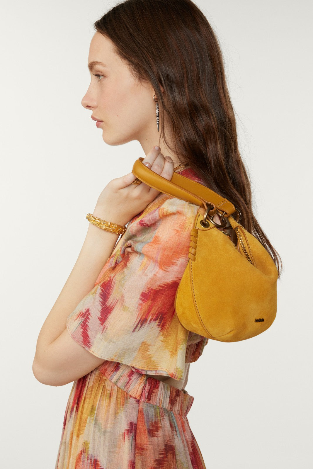Elegant Tiny Bag Swing Jaune