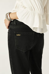 Straight-Leg Jeans Evan Noir
