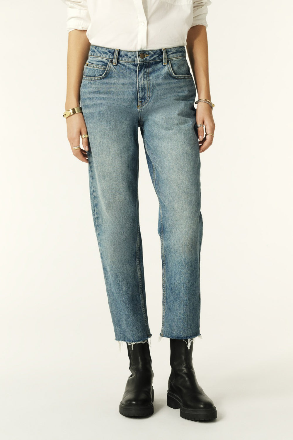 Straight-Leg Jeans Evan Blue