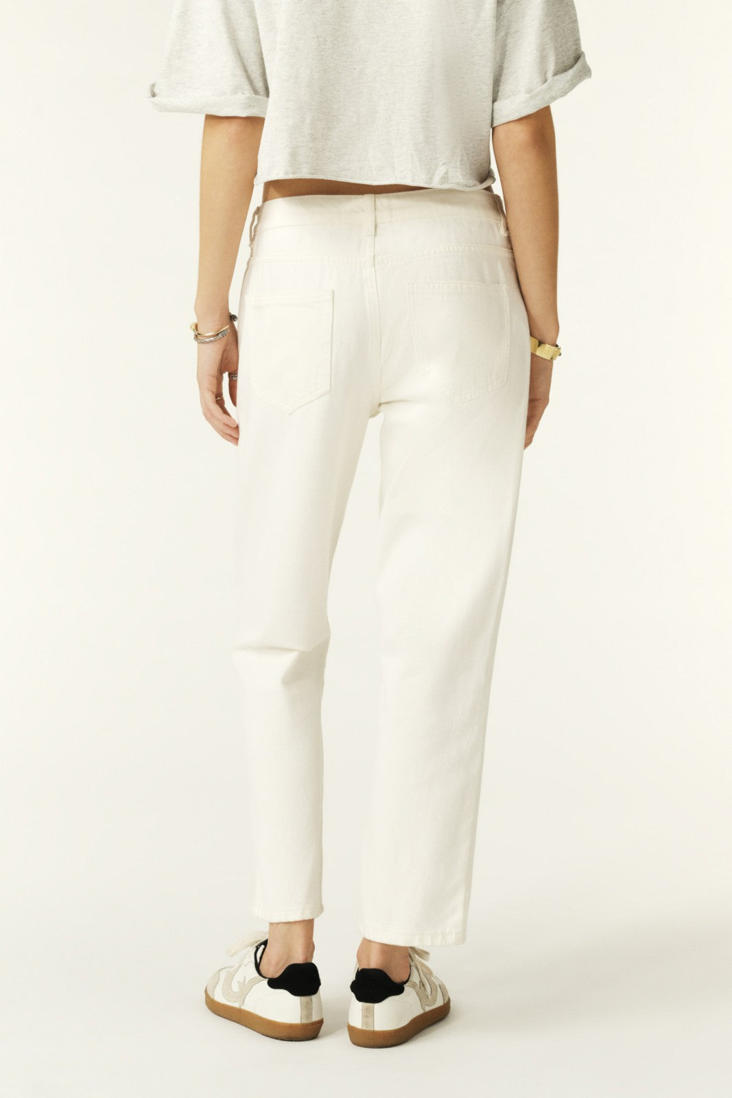 Straight-Leg Jeans Devon Ecru