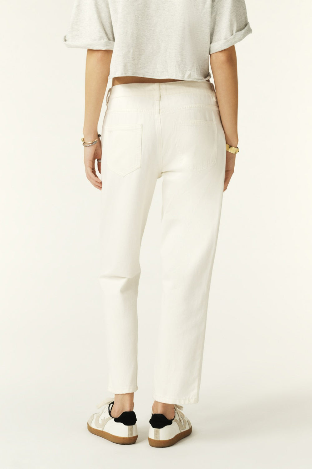 Straight-Leg Jeans Devon Ecru