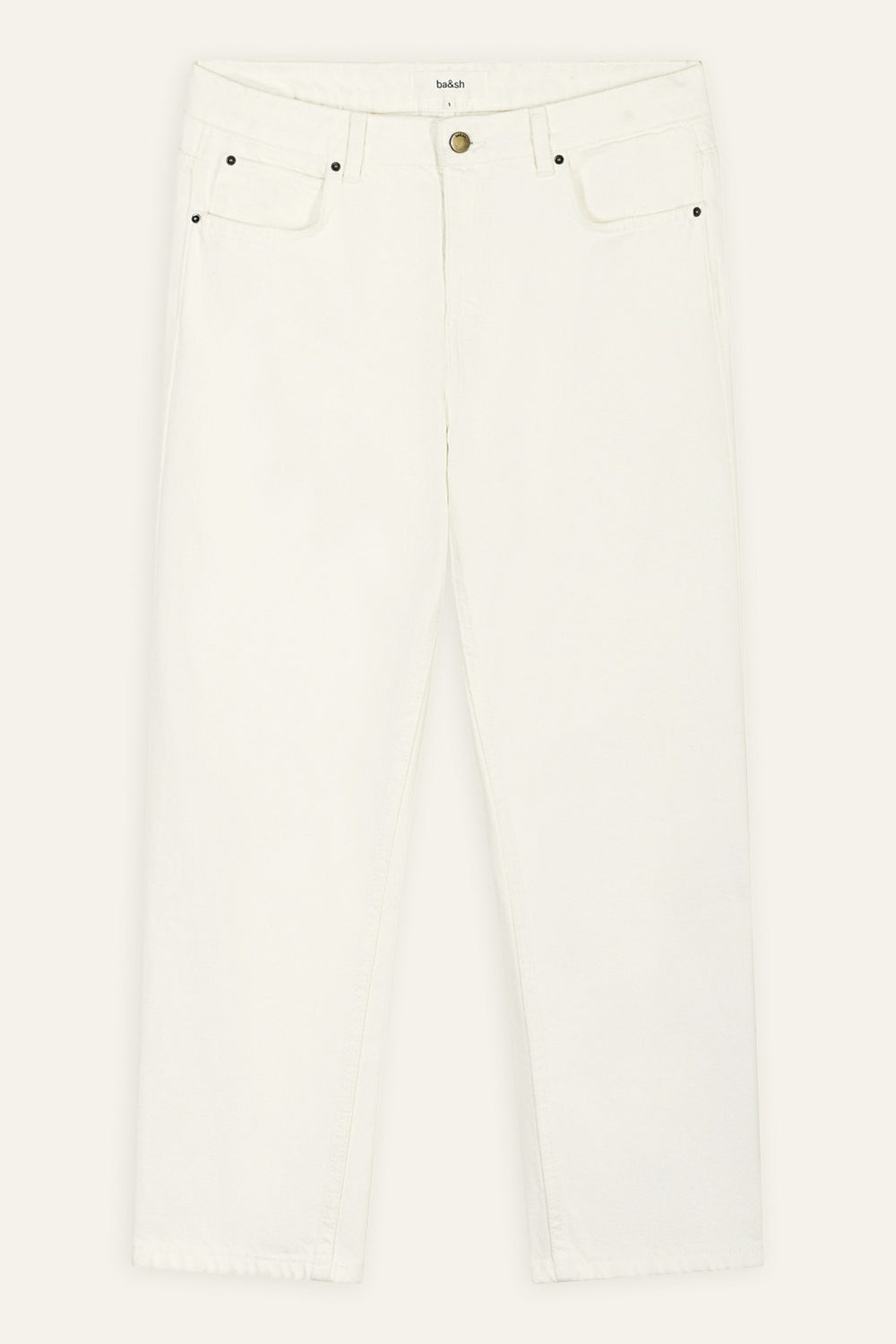 Straight-Leg Jeans Devon Ecru