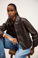 Jacket With Peter Pan Collar Milos Marron