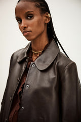 Jacket With Peter Pan Collar Milos Marron