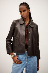 Jacket With Peter Pan Collar Milos Marron