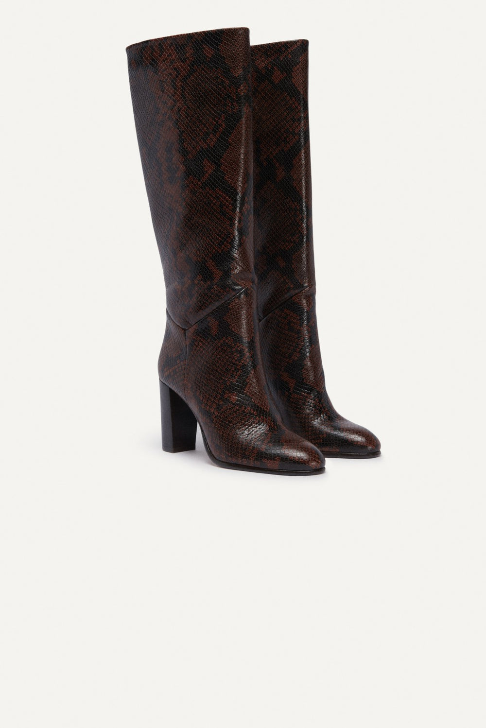 High-Leg Boots Ciry Printed