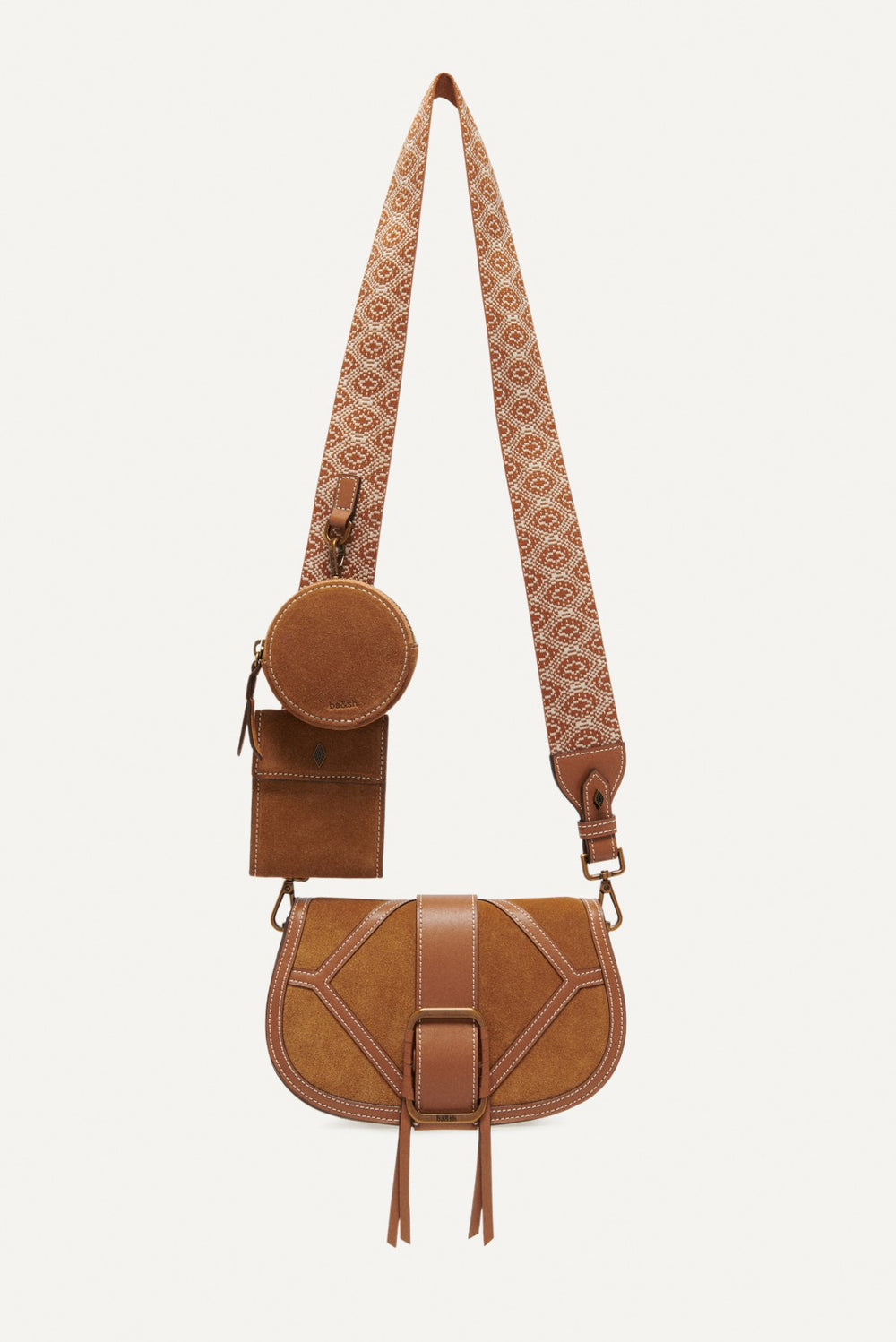 Handbag Techbag Marron