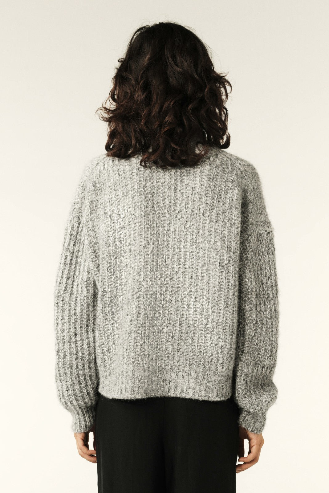 Zip-Neck Jumper Baltan Gris