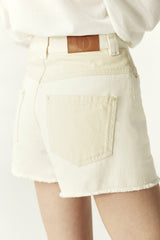 High-Rise Shorts Cdavid Ecru