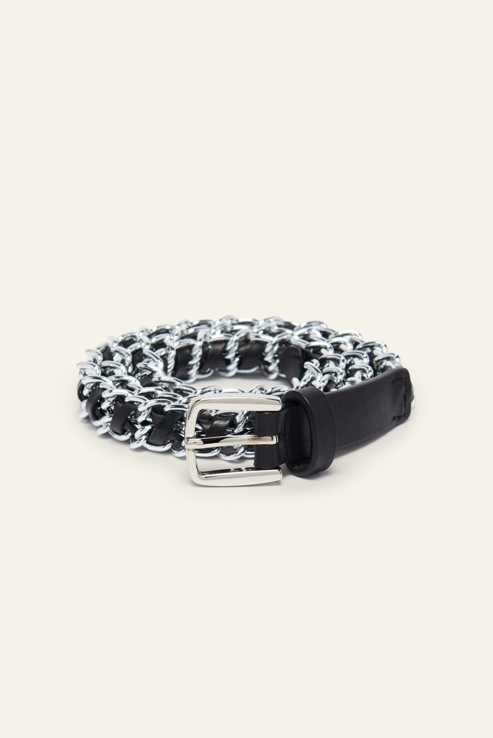 Metal Belt Brooke Argent