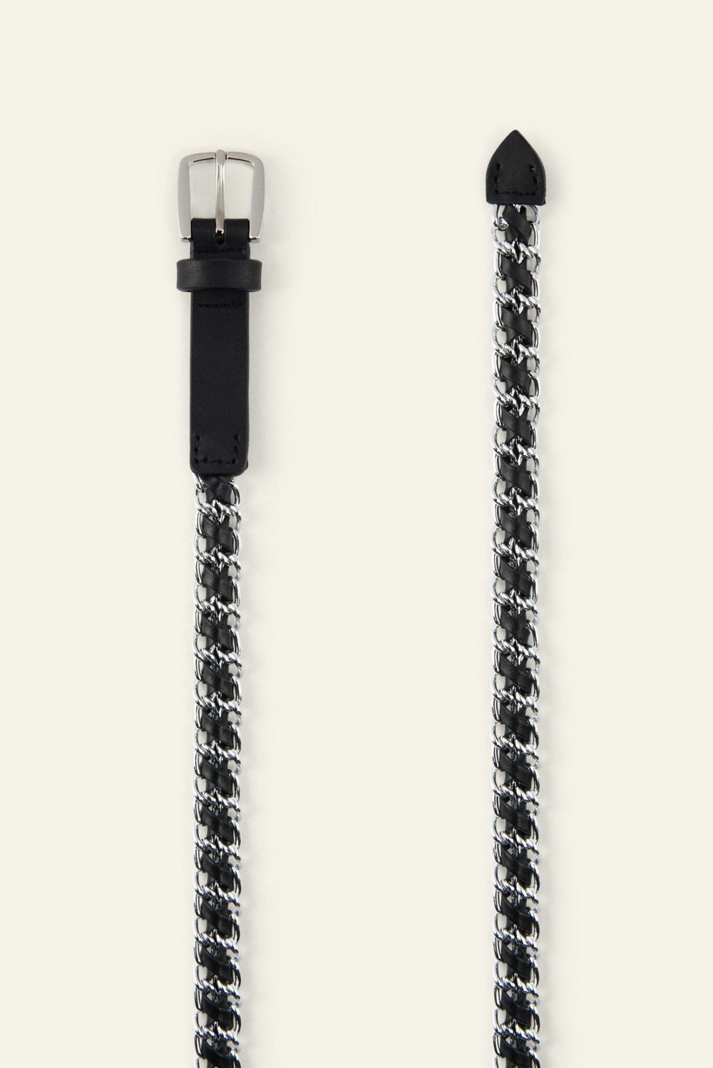 Metal Belt Brooke Argent