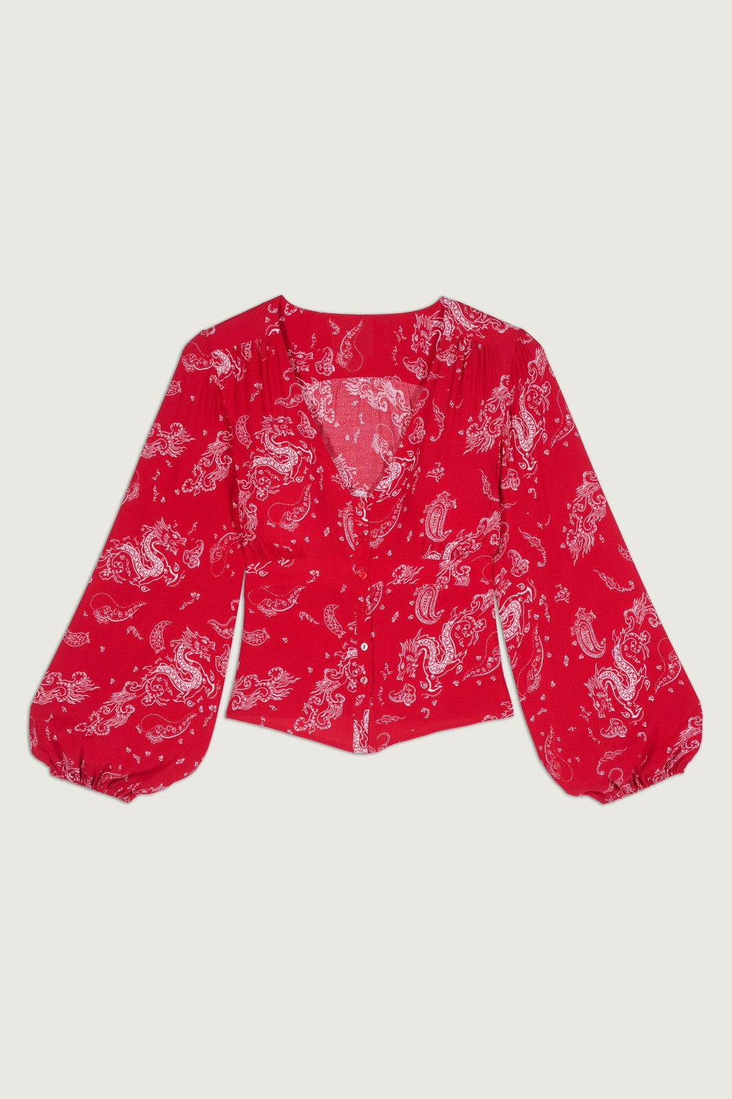 Long-Sleeved Top Dany Rouge