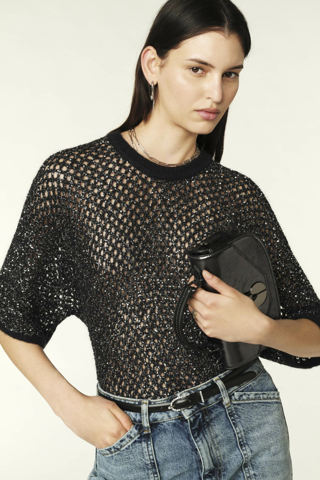 Round-Neck Jumper Jumper Noir