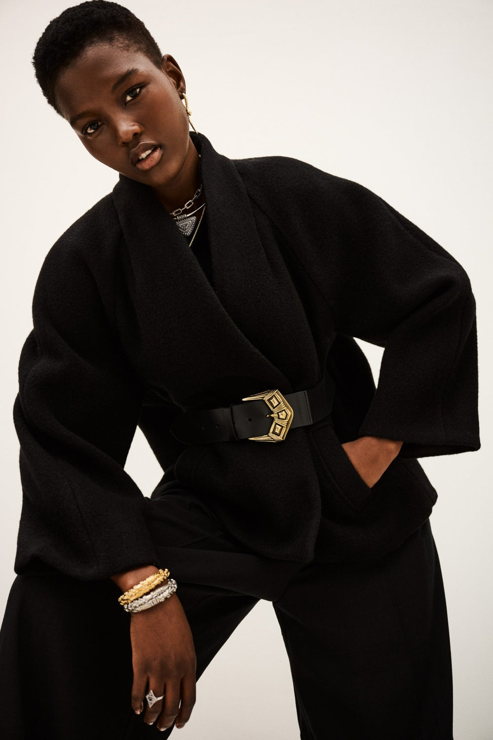 Short Cape Hini Noir