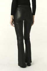 High-Waisted Trousers Queenie Noir