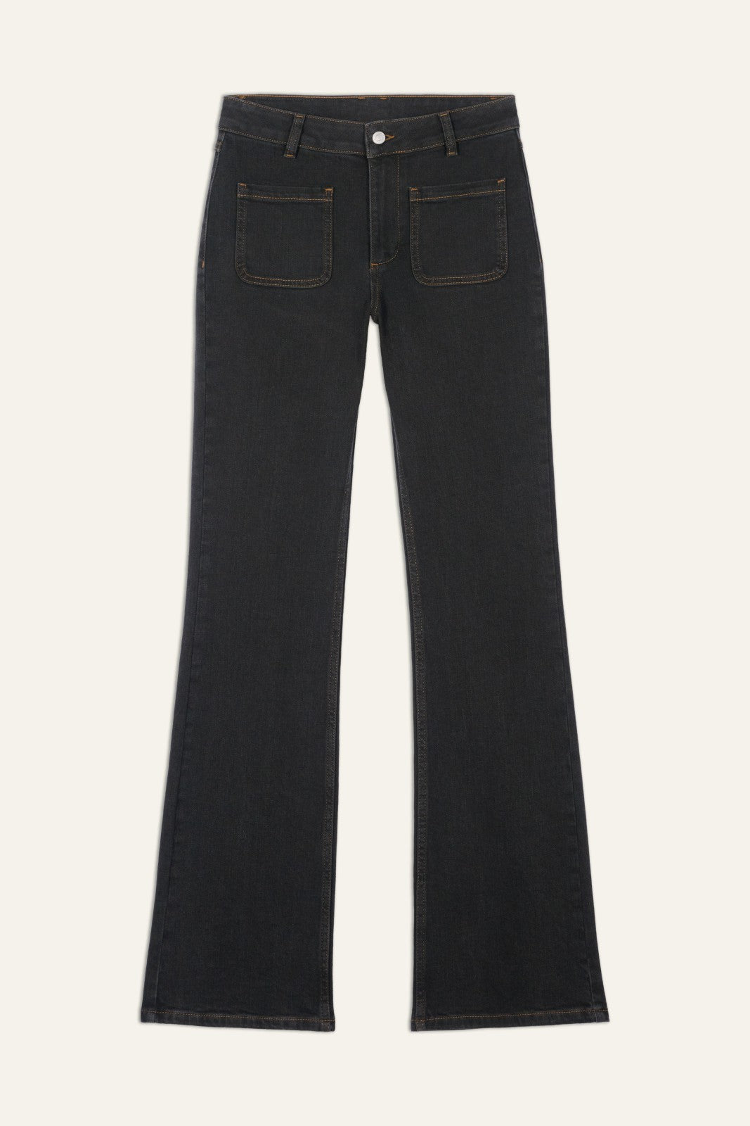 Flared Jeans Ross Noir