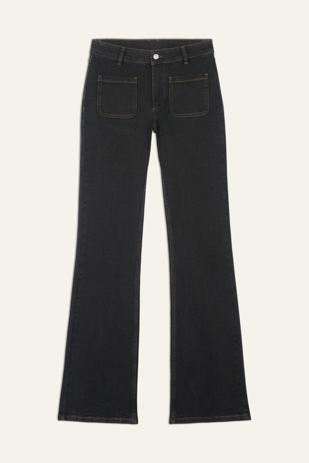 Flared Jeans Ross Noir