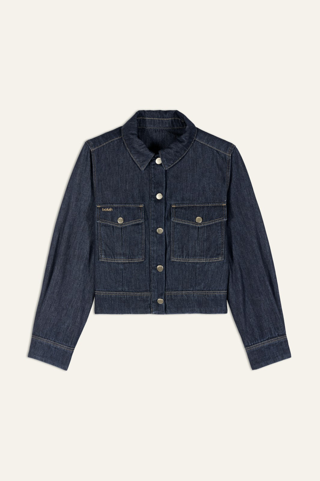 Cropped Straight Jacket Delia Marine